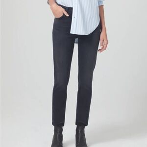 CHARLOTTE HIGH RISE IN BLACK INK Jeans